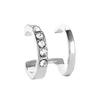 Изысканный Ear Cuff серьга с декором из страз для Женского уха Летнее Поступление Рождественский Ювелирный Подарок