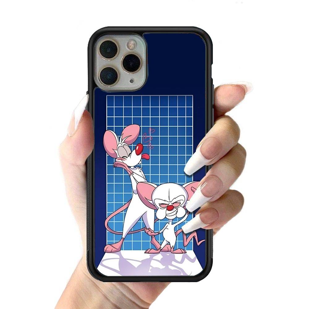 Чехол для телефона Розовый и Мозг Силиконовый PC+TPU Для iPhone 11 12 13 14 15 16 Plus Pro Max Чехол