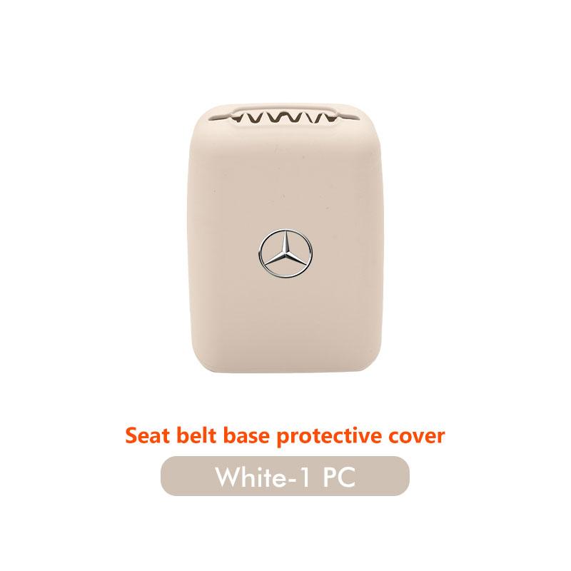 For Mercedes Benz Car Seat Belt Buckle Cover Anti-Scratch Protector Clip Car Accessories Interior C180 C300 W124 W176 W177 C200 MX9