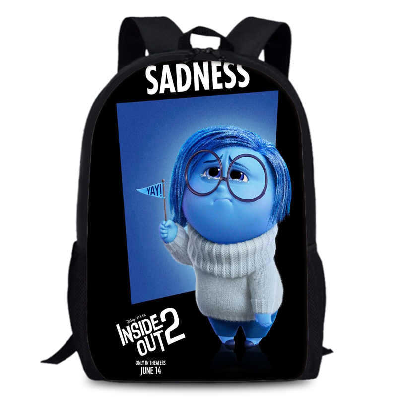Школьный рюкзак Inside Out 2, 15-дюймовый, для ученика, рюкзак для студента, рюкзак большой вместимости