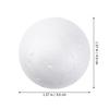25Pcs 7Cm White Solid Round Polystyrene Balls Craft Spheres for DIY Painting Cutting Gluing Sanding Wedding Christmas Party