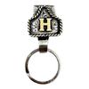 Vintage Letter Keychain Western Cowboy Style A To Z 26 Capital Letters Key Ring Metal Alphabet Key Holder Belt Bag Hanging Decoration Pendant