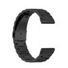 Bracelet en acier inoxydable pour fitbit versa 4 3 homme femme - couleur : noir