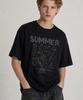 BEMIGHTY Summer Camp Oversized Short Sleeve T-Shirt [Oatmeal] (B Type)