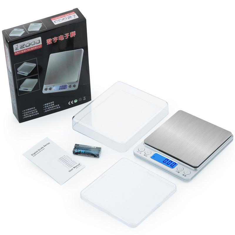I2000 Precision Kitchen & Jewelry Electronic Scale, 0.01g, USB Rechargeable, Mini Gram Scale