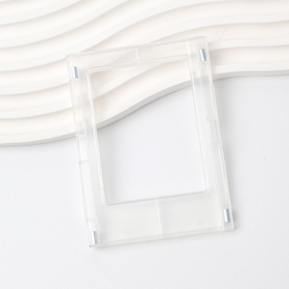 4PCS 3 Inches Magnetic Picture Frame Double Sided Photo Frames Fridge Picture Frame  Kitchen Decor