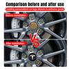 GEWT6 4pcs 56mm Tesla Hub Cap Center Cap Logo High Quality Sticker for Tesla Model 3 Y S X Personalized Car Sticker Car Accessories