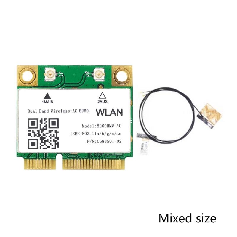 Wireless-AC 8260HMW PCI-e Wifi k карта 2.4g 5g WI-FI -совместимая4.2 867Mbps 8260 WIFI адаптер