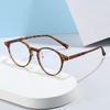 Женская оправа для очков круглой формы в японском стиле, защищающая от синего света, модные офисные компьютерные очки