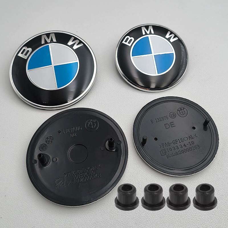 FA73D ABS 82mm 74mm Car Front Hood Emblem Bonnet Logo Rear Trunk Badge for BMW E46 E39 E60 E90 E91 E92 E30 E36 G20 G30 M2 M3 M4 M5