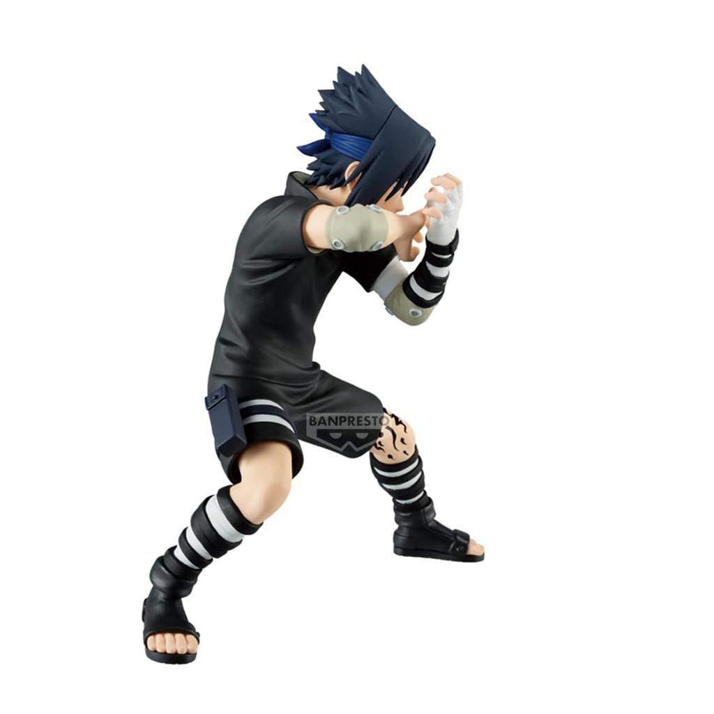 BANPRESTO Учиха Саске Наруто Коллекционная Фигурка Действия Vibration Stars Учиха 14см BP28551P Многоцветная Идеально для Фанатов Аниме - (Гаара и Саске) -