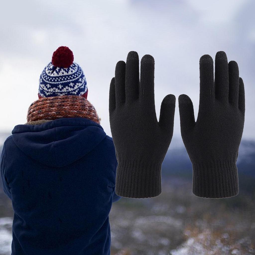 Вязаный s Теплый для женщин и мужчин На открытом воздухе Спорт
