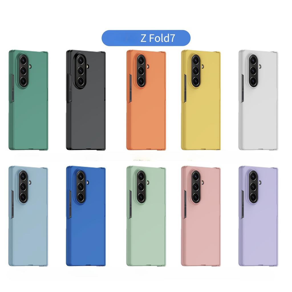 Жесткий чехол с текстурой PC и защитой шарнира для Samsung Galaxy Z Fold 7 6 5 3 4 ZFold7, полный комплект, защитная крышка