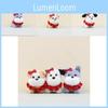 Adorable Cartoon Plush Dog Keychain Soft Toy With Cute Bow For Bags And Keys