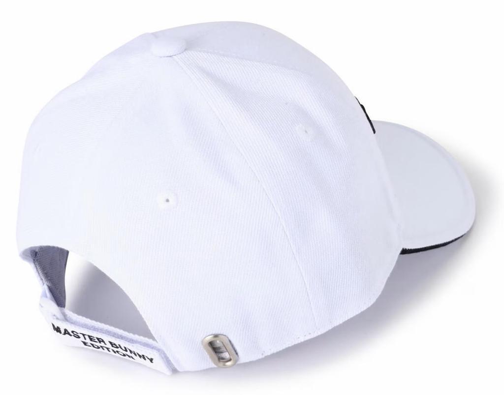 Кепка унисекс, размер матовая, кепка для гольфа FR [Master Bunny] (слегка саржевый, регулируемый) / / 758-4287015 030_Белый