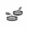 2pcs Canbus Error Free White 18SMD LED Number License Plate Lights For Honda Accord Civic City Odyssey MR-V/Pilot