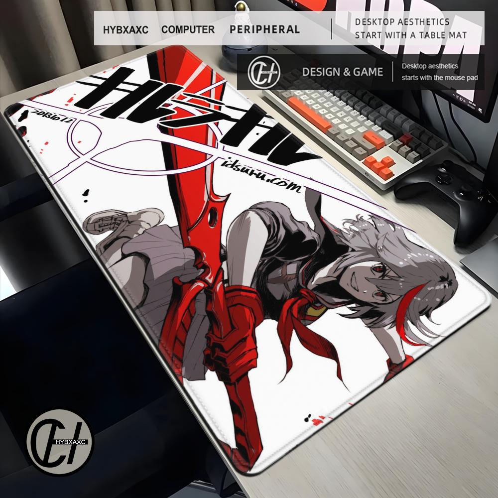 Anime Kill La Kill Desk Mouse Pad Cute Matoi Ryuuko Hd Desk Pad Hybxaxc Extended Gaming Keyboard Mats Large Xxl Gamer Mousepad