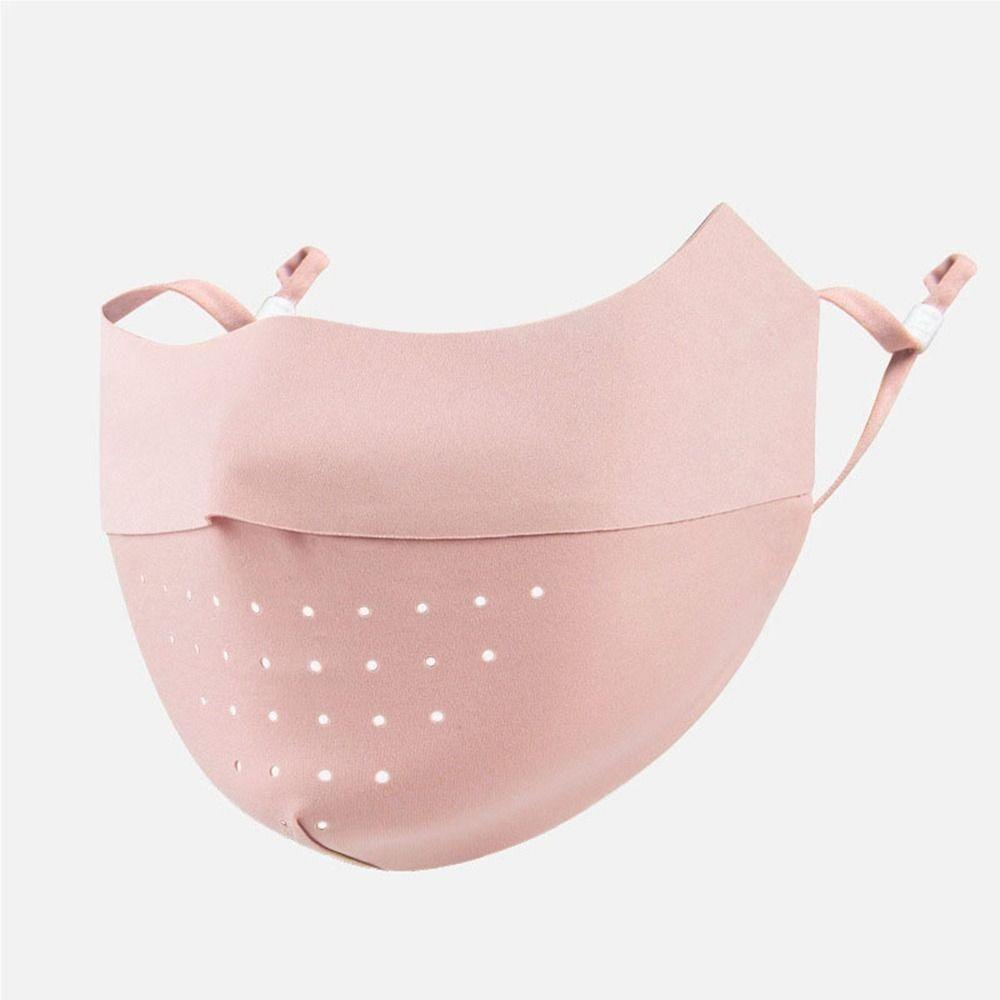Breathable Cycling Face Mask Thin Face Cover Soft Ice Silk Face Mask  Summer