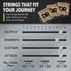 DR Strings Electric Guitar Strings, HI-BEAM Nickel, .010-.046, MTR-10