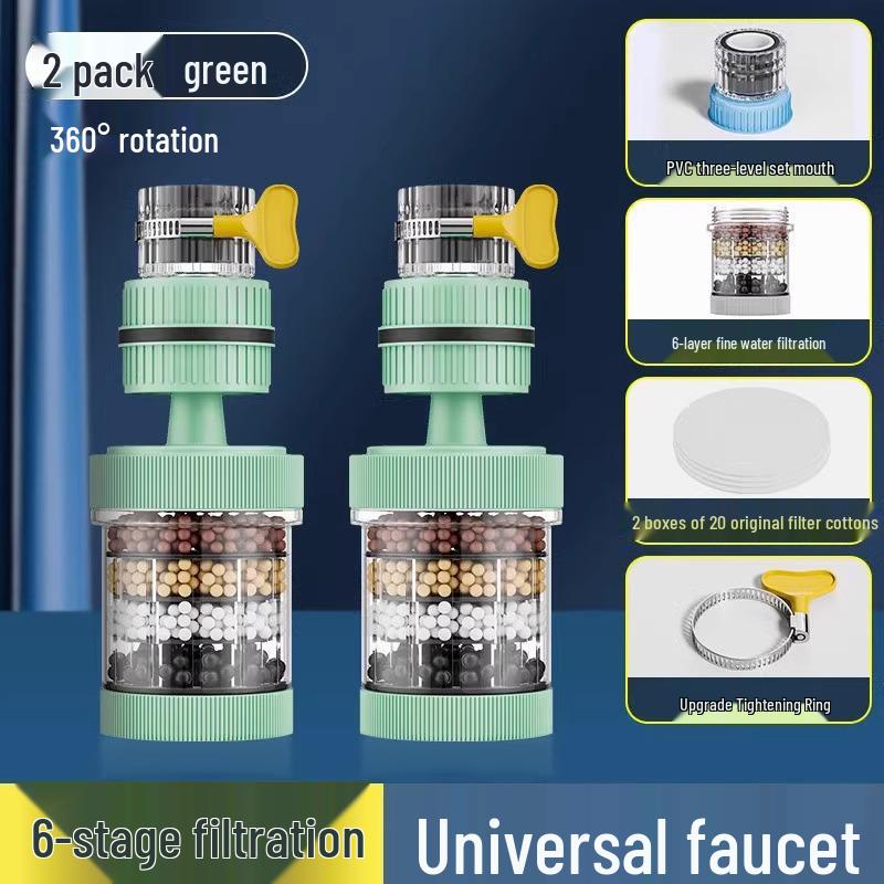 Универсальный брызгозащитный фильтр для крана и очищающая душевая лейка для кухни и общежития