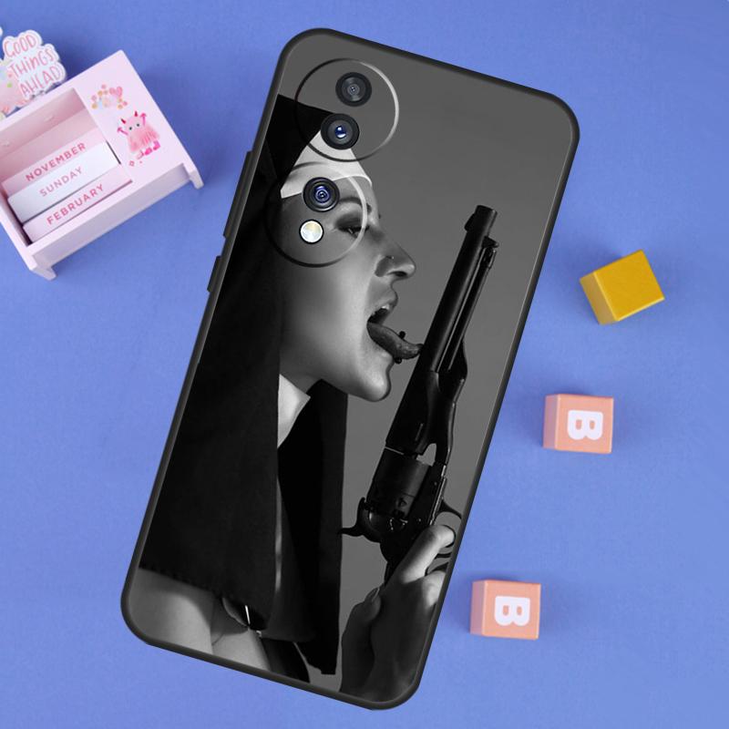 Стиль Сестры Сексуальная Девушка Монахиня Чехол Для Honor 400 Pro 200 70 90 Lite X9a X9b X9c X9d X8b X8c Win RT Magic 8 5 6 7 Pro Обложка