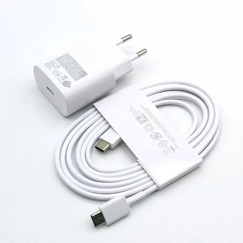 Charger 25W Super Fast Charging Adapter 1.8M Type C Cable For Galaxy S20 S21 S22 S23 S24 Ultra Z Flip Fold 6 5 4 3 2