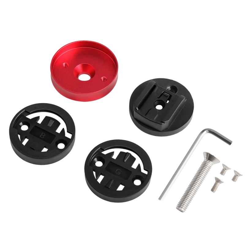 Bicycle Computer Holder For Garmin Edge Bryton Rider CatEye Mountain Bike Stopwatch MTB Speedometer Stem Top Cap Mount Bracket