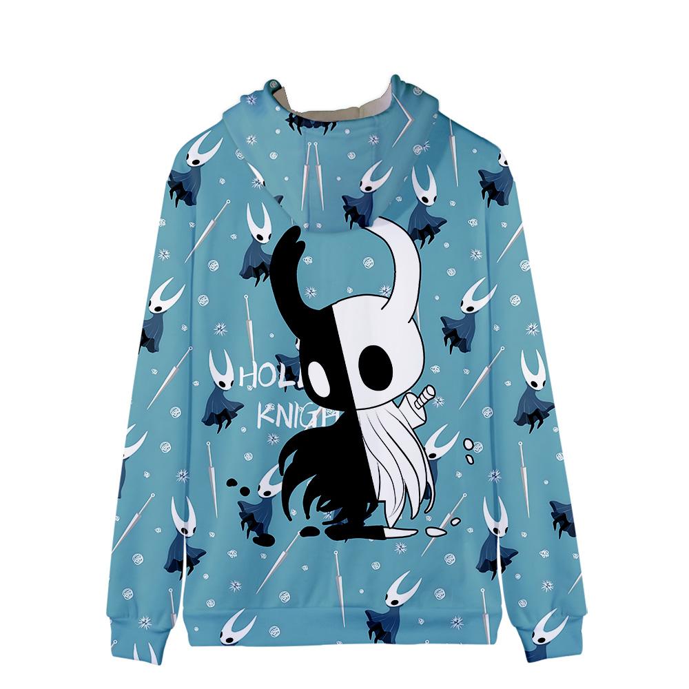 Fashion Women Men's Hoodie Hollow Knight Silksong Print Comfortable Hoodie High Quality Autumn Men's Hooded Jacket Zipper Sweatshirt