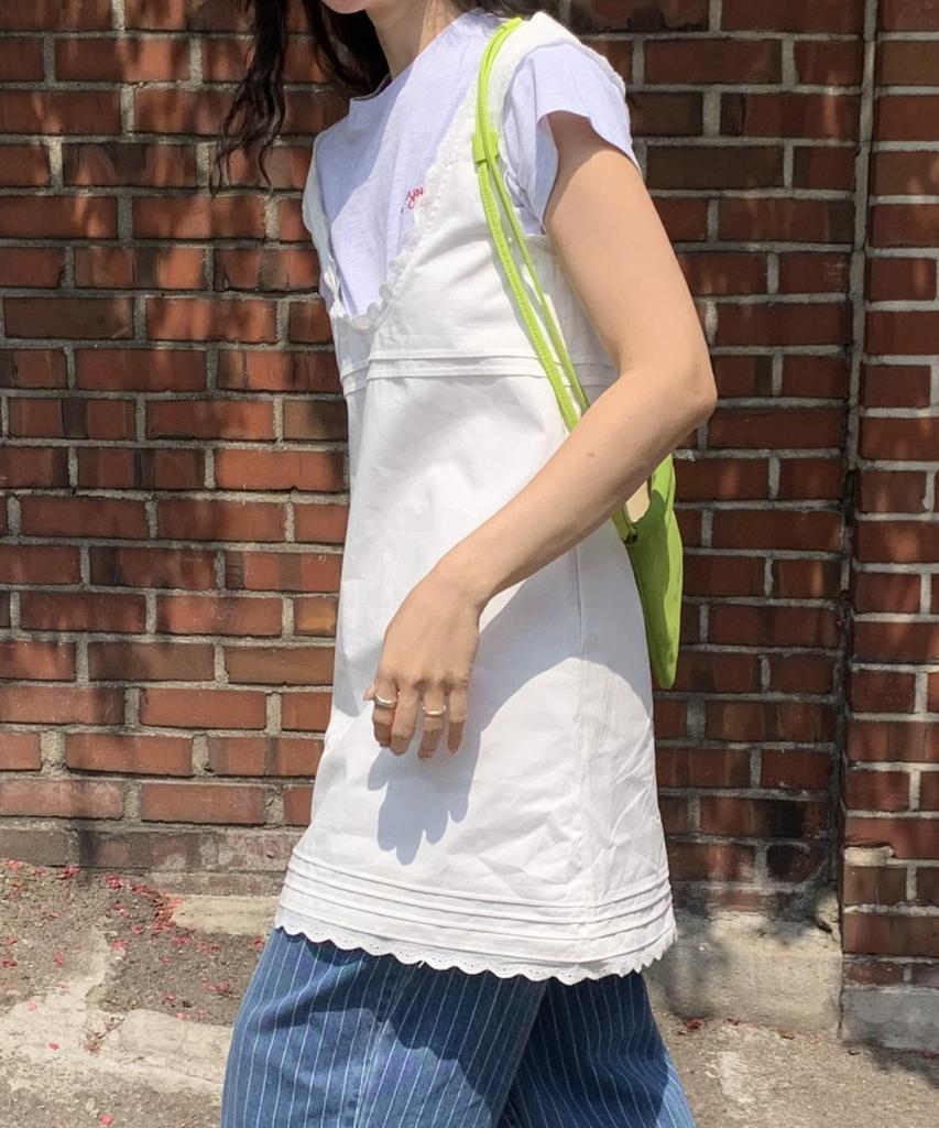 Moon Sun Mj Cotton Lace Dress / White