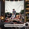 Personalized Wall Tapestry,One Direction Custom Printed Name, Fabric Wall Art For Indoor Room Backdrop