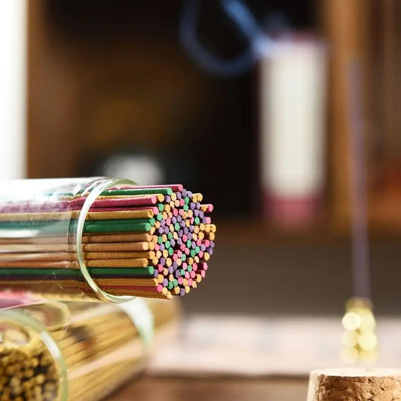 50 палочек в коробке Натуральные ароматические специи для помещений Сандаловое дерево Чистый воздух Курильницы для благовоний Ароматерапия Ароматные специи Свежий воздух