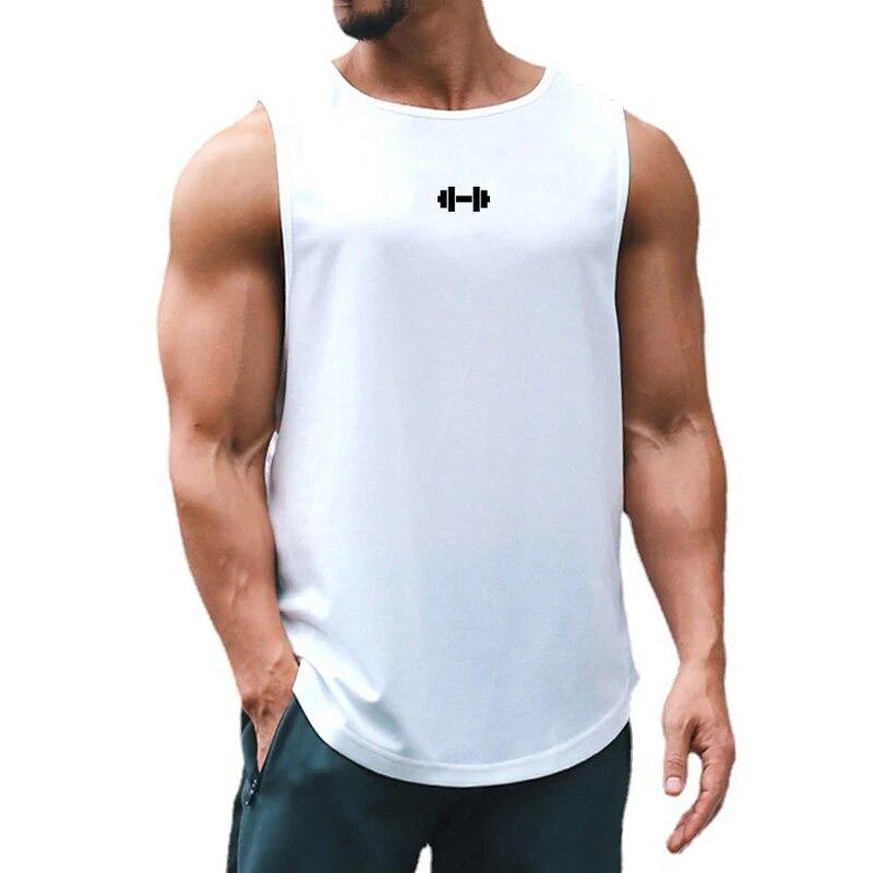 Muscleguys Мужская быстросохнущая спортивная одежда для тренировок в помещении и фитнес-жилет с принтом, 6 цветов на выбор