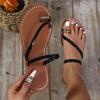 Women Slippers Minimalist Thong Shoes New Flat Sandals Summer Outdoor Beach Slippers Vacation Leisure Shoes Slides Women
