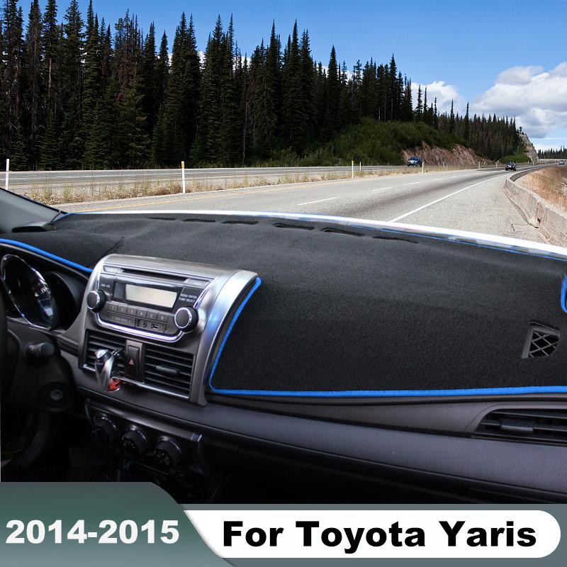 Для Toyota Yaris XP130 2014 2015 автомобильный коврик для приборной панели солнцезащитный козырек коврики защитные аксессуары