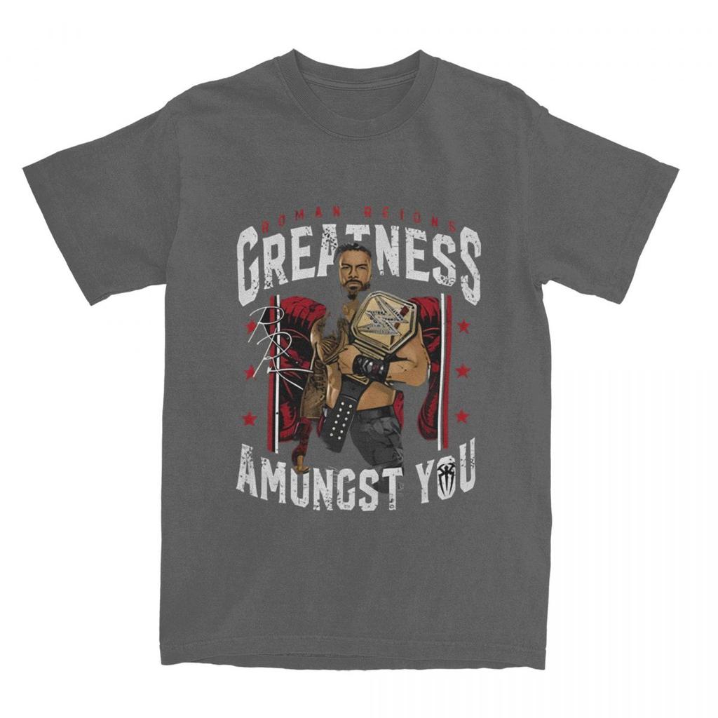 Винтажные футболки Roman Reigns Wrestling Winner для мужчин и женщин из хлопка с принтом