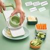6 In1 Vegetable Fruit Slicer Multifunctional Manual Food Grater Cutter Potato Household Chopper Kitchen Veggie Dicer Gadgets