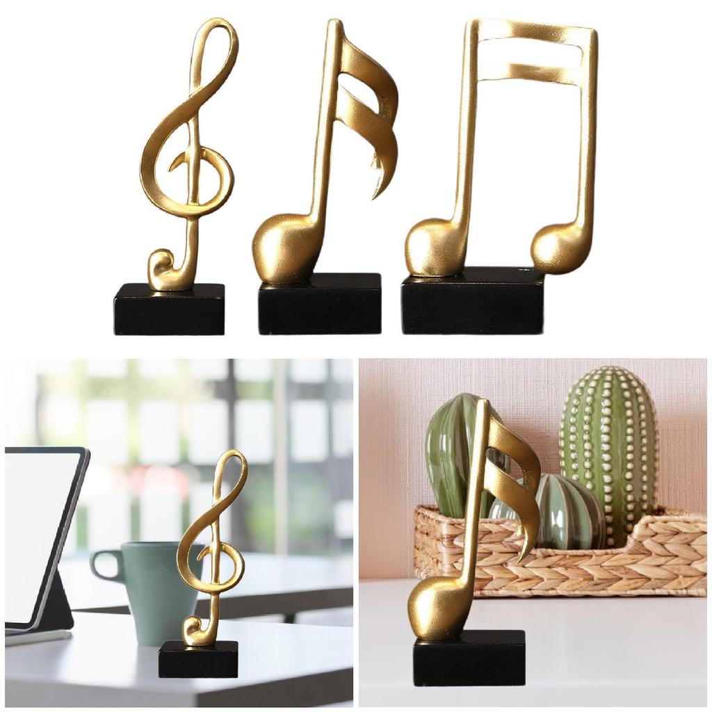 Music Note Sculpture Simple Table Centerpiece for Entrance Cabinet Bookshelf
