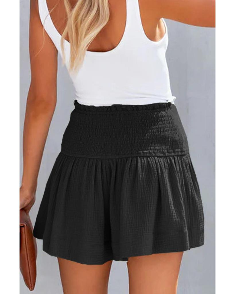 Azura Exchange High Waist Ruffle Shorts
