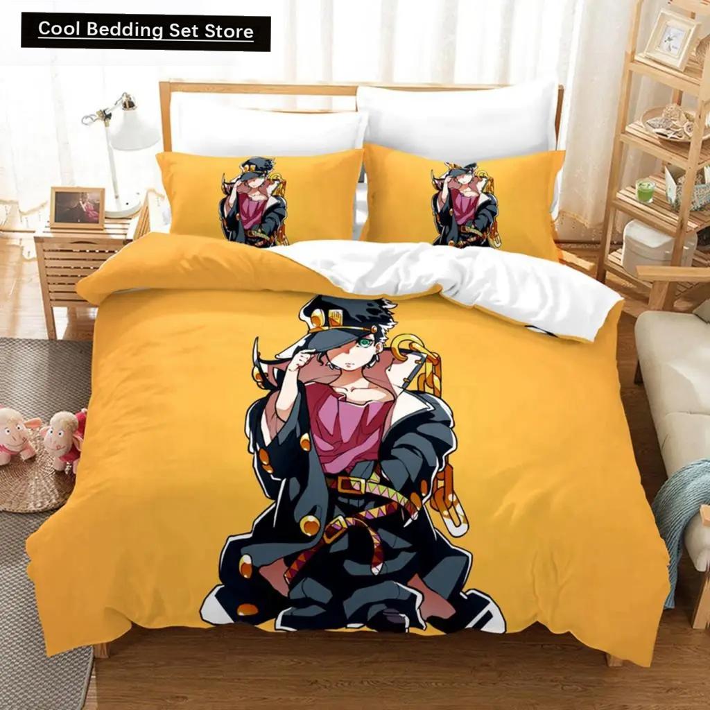 3D-принт аниме JoJo Bizarre Adventure Jotaro Kujo комплект постельного белья для мальчиков и девочек Twin Queen Size пододеяльник наволочка кровать дети взрослые