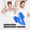 25/1Pair Ear Plugs Sleeping Noise Cancelling Reusable Silicone Sound Block Earplugs Summer Waterproof Swimming Ear Plug With Box