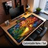 Tree of Life Theme Custom Mouse Pad Personalized With Name Text Customized Desk Mat For Office Home Decor
