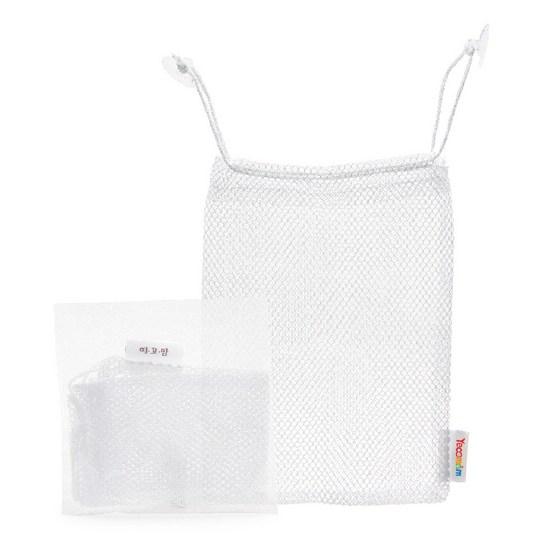 Yekko Mom LED Water Play Friends 4-piece C Set + Mesh Bath Play Toy, Korean Bath Toys