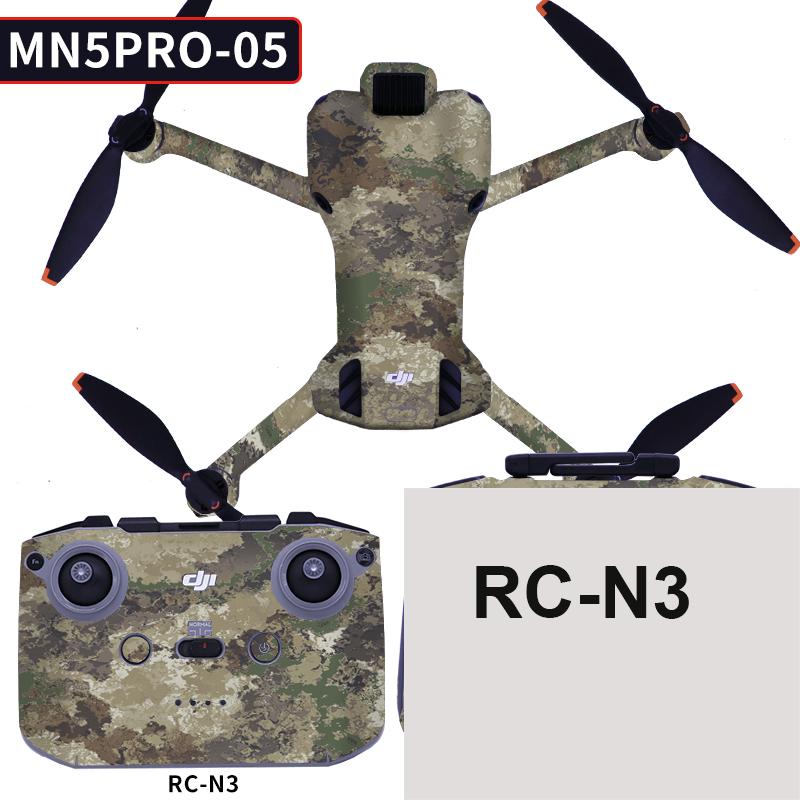 for DJI Mini 5 Pro Skin Full body Cover Anti-Scratch rc-n3 RC 2 Sticker Scratch Resistant Waterproof PVC Skins mini 5 Accessory