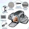 Pet Carrier Backpack Portable Breathable Foldable Light Comfort for Cats Dogs Outdoor Travel Transport Bag for Small Medium Pets