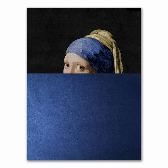 Всемирно известная картина, настенное искусство, фэнтези, холст, постеры и принты, фигурка, креативная настенная картина для украшения гостиной, без рамки