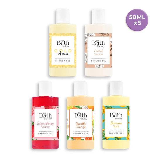 Гель для душа The Bath Factory - Набор (5x50мл)