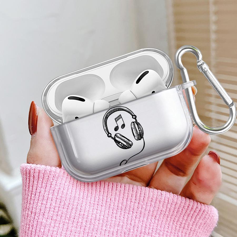 Крутой чехол для наушников для Airpods 1 4 Pro Pro2 3 2 Pro3 Прозрачный чехол-обложка для наушников