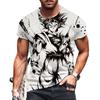 Essentials Dragon Ball Z T-shirt Men 2023 Men's Vegeta Goku Oversized Shirts Hip Hop Clothing Harajuku Style Trend Tops Fashion