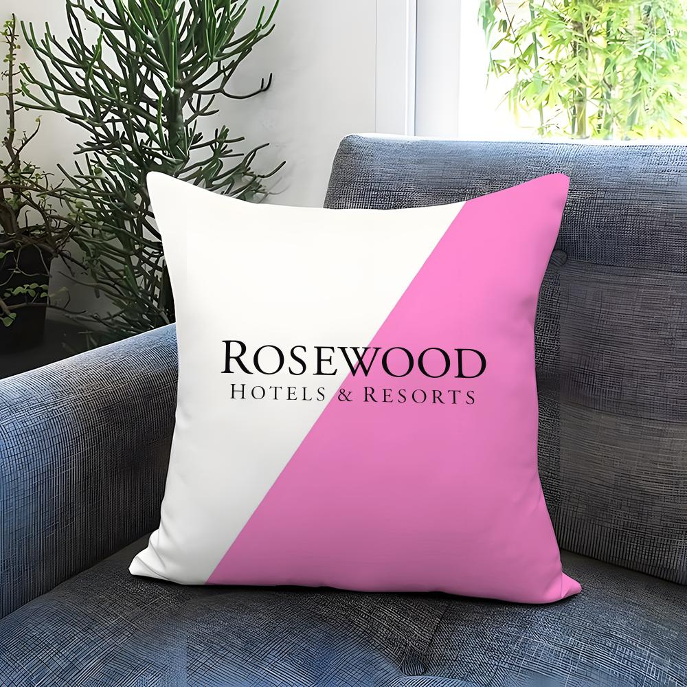 Fashion Rrosewood Hoteleer Cushion Cover Comfortable Reversible Pillow Cover Ideal for Car Sofa Bedroom Beyond