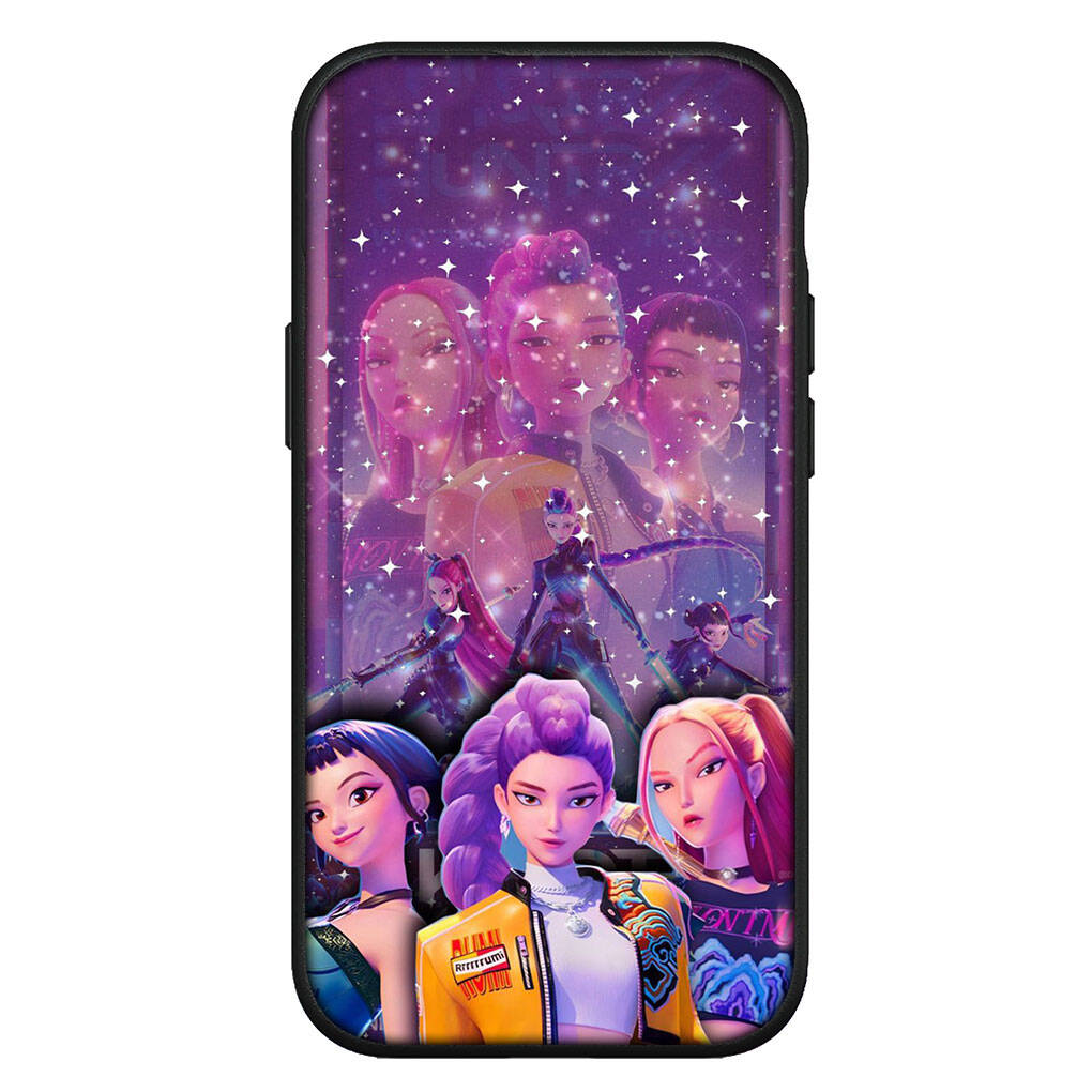 for Samsung Galaxy S25 S24 S23 iPhone 17 16 15 Xiaomi Redmi Note 14 13 12 Plus Pro Max A57 Case KPop Rumi Demon Mira Hunters Zoey X OPPO Huawei Cover